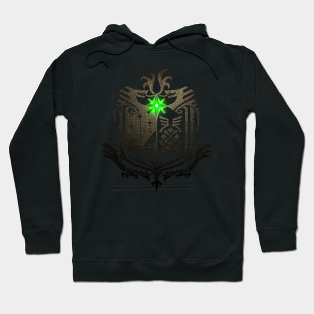 monster hunter world logo Hoodie by NeonTrickster